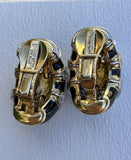 Stunning pair of "signed" David Webb Earclips!