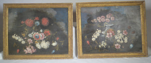 Pair of Decorative Oils on Canvas