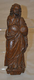Continental Carved Walnut Figure