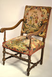 Louis XIII  Fruitwood Fauteuil