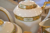 Autumnal color Limoges Tea Set , Service for 6, plus 1