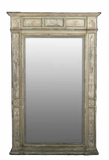 Italian Polychromed Wooden Looking Glass