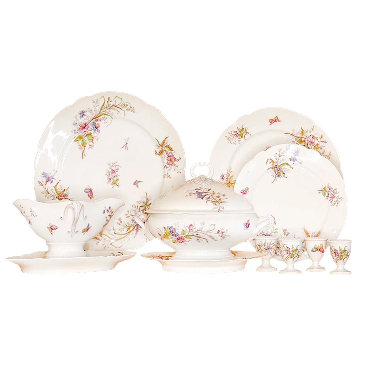 Pillivuyt Porcelain Tableware (107 pieces) – Cal-a-Vie Antique