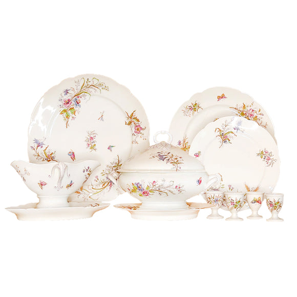 Pillivuyt Porcelain Tableware (107 pieces)