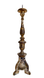 Antique Gilt Wood Pricket Candlestick