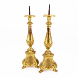 Antique Italian Pricket Candlestick ( pair )
