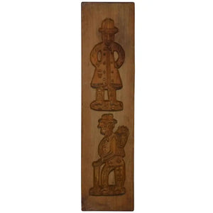 Double-Sided Wooden Gingerbread Mold
