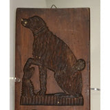 Wooden Gingerbread Mold, Dog and Cat