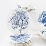 Set of Sarguemine faience tableware