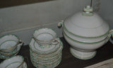 Set of 19th century monogrammed porcelain