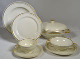 Rosenthal 89-Piece Winifred  Gold  Dinner Set, Service for 8 plus.