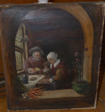 French School, "Peasants at the Table," 1896,