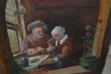 French School, "Peasants at the Table," 1896,