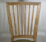 Set of Eight Dining Chairs, Two Arm, and Six Side ,  Parcel-Gilt and Polychromed