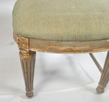 Set of Eight Dining Chairs, Two Arm, and Six Side ,  Parcel-Gilt and Polychromed