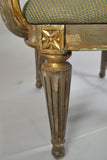 Set of Eight Dining Chairs, Two Arm, and Six Side ,  Parcel-Gilt and Polychromed
