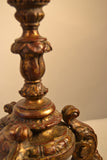 Louis VIII Gilt Wood Pricket Candlestick