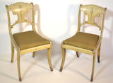 Set of Four Painted English Chairs