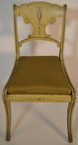 Set Of Four Small Painted English Chairs