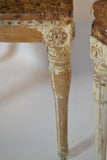Set of Four Painted Swedish Chairs