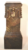Wooden Stand With "Fleur de Lys" Coat Of Arms