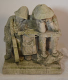 Carved Stone Statue Of Children
