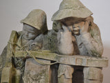 Carved Stone Statue Of Children