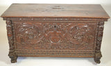 Continental Carved Walnut Chest