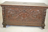 Continental Carved Walnut Chest