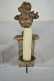 Italian, Pair of small Carved gilt wood sconces