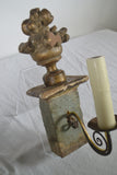 Italian, Pair of small Carved gilt wood sconces