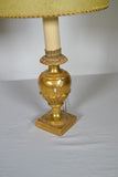 Pair of Italian Gilt wood Carved Fragment Lamps