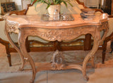 19th Century Italian, Fruitwood Console Table