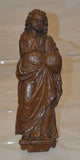 Continental Carved Walnut Figure
