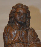 Continental Carved Walnut Figure