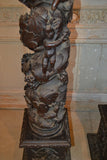 Pair of Carved Solomonic Columns
