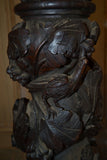 Pair of Carved Solomonic Columns
