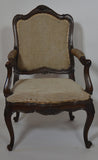 Pair of Louis XV  Walnut Fauteuils