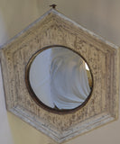 Antique French Pentagonal Signal Mirror