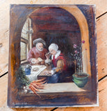 French School, "Peasants at the Table," 1896,