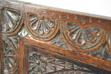 French Provincal Carved Oak Mirror