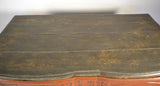 Louis XIV Commode Painted Ox Blood Red