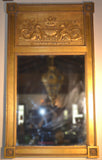 Empire Style Giltwood Looking Glass