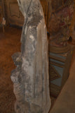 Carved Stone Statue of Saint Anne and the child Mary