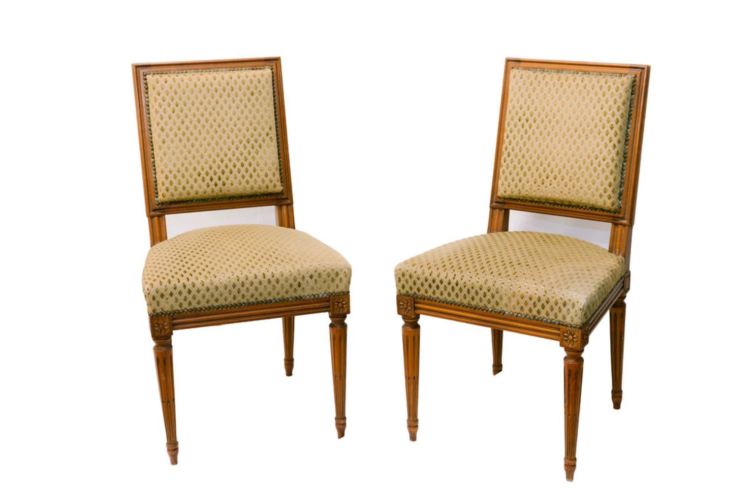 Louis XVI style, upholstered dining chairs, set of 6 – Cal-a-Vie Antique  Boutique