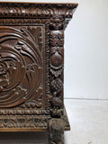 A Continental Carved Walnut Chest