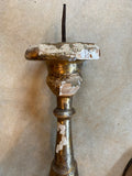 Antique Gilt Wood Pricket Candlestick