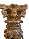 Carved Gilt Wood Columns