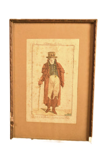 Framed Fashion Engraving