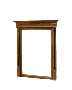 French Carved Overmantel Mirror
